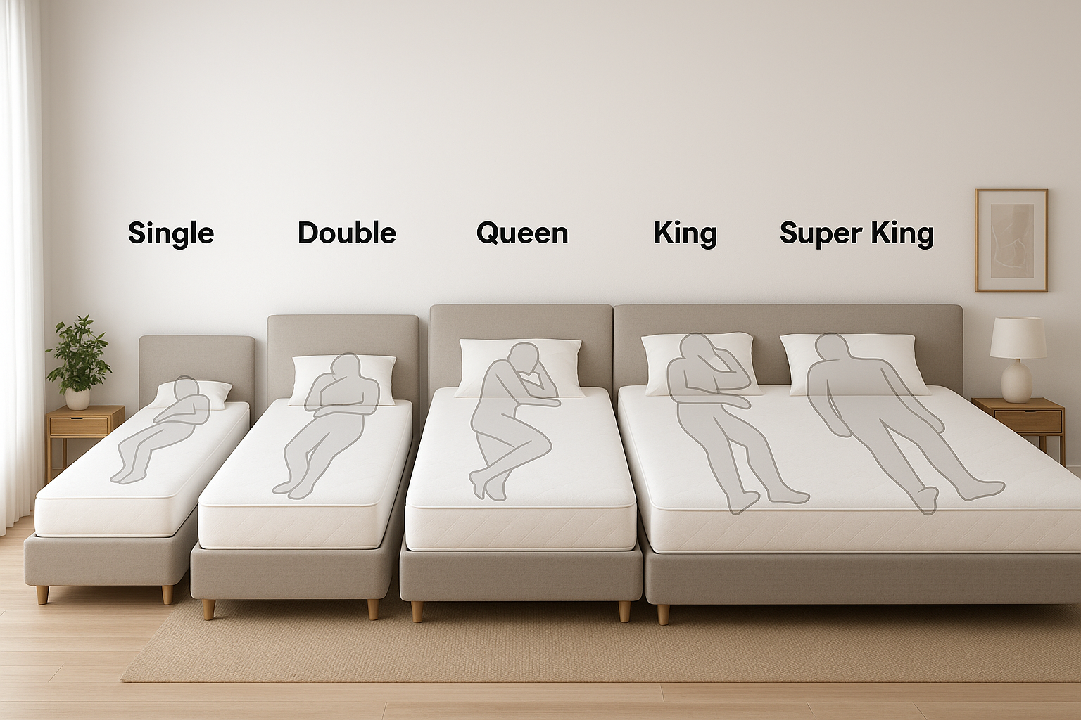 Find Your Ideal Mattress Size: A Guide to Room Fit and Sleeping Comfort