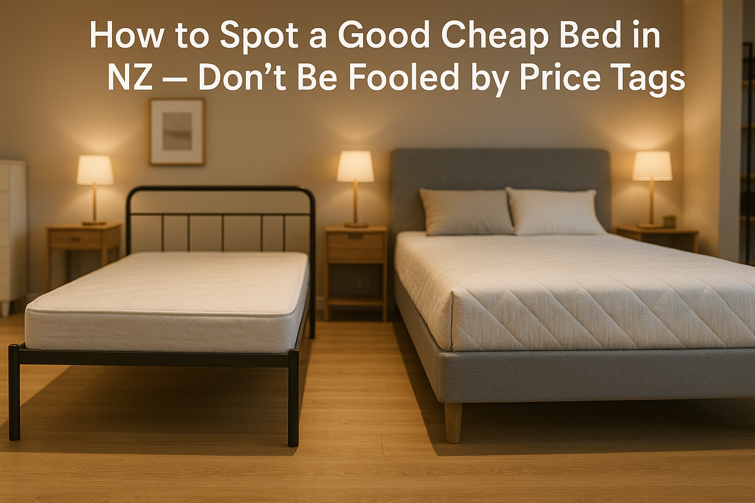 How to Spot a Good Cheap Bed in NZ — Don't Be Fooled by Price Tags