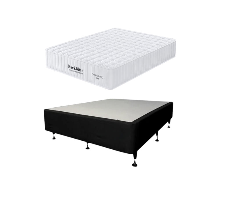 Back Bliss Fusion Memory Foam Mattress & Base