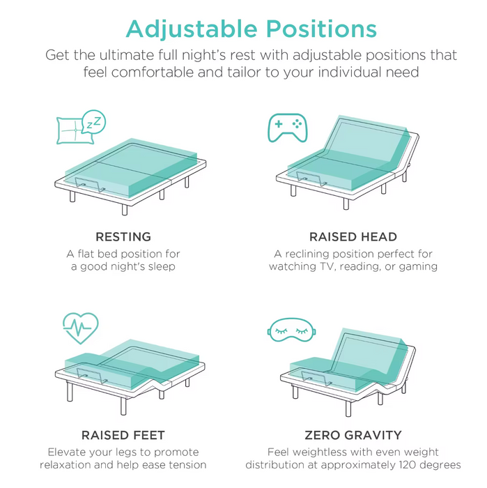 DreamLine Adjustable Bed Base