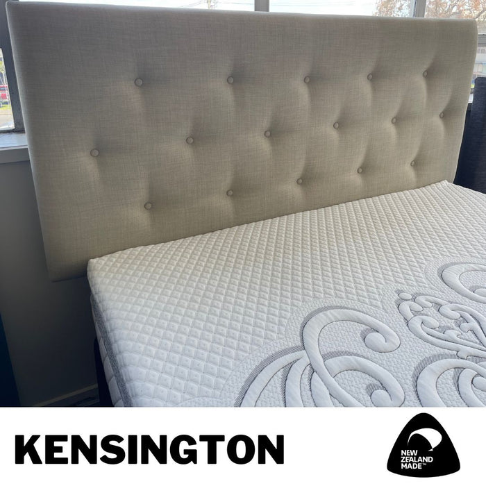 Kensington Buttoned Headboard King and Queen (NZ Made)