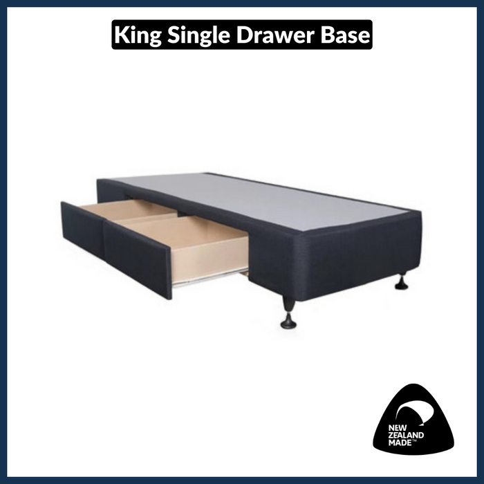 Extra Deep Drawer Bed Base Size - King Single (NZ Made)