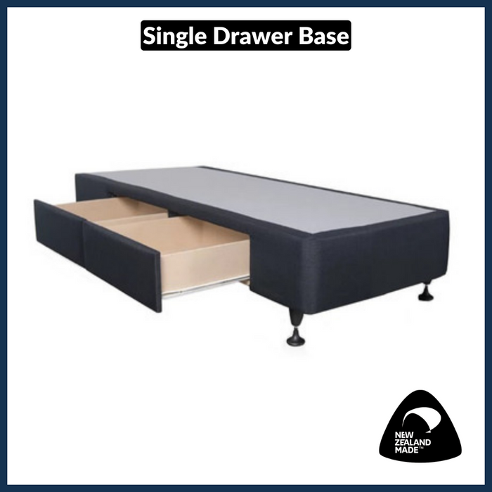 Deep Drawer Bed Base Size - Single (NZ Made)