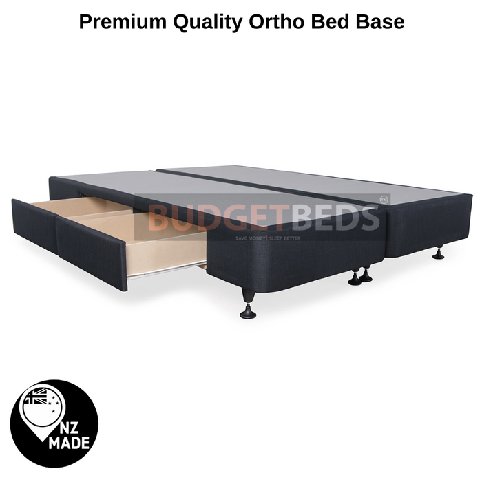 Divan Storage Queen Split Bed Base (NZ MADE) freeshipping - Budget Beds