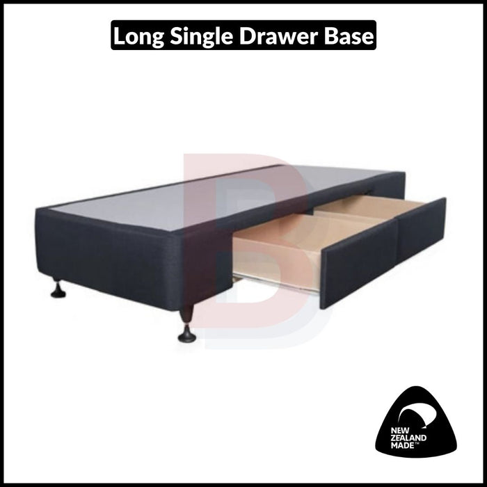 Drawer Bed Base Size - Long Single (NZ MADE)(Standard Drawer)
