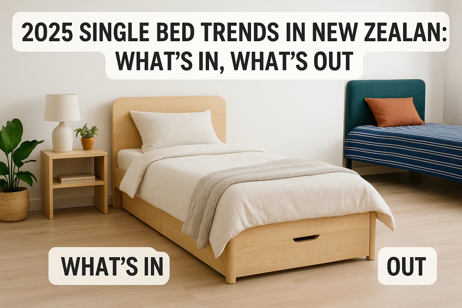 2025 Single Bed Trends in New Zealand: What’s In, What’s Out