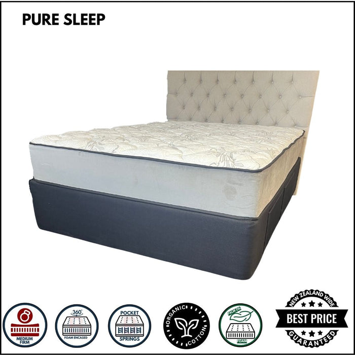 Pure Sleep Organic Mattress and Base