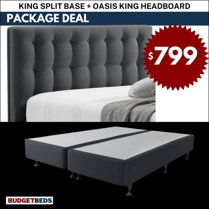 King Headboard and Bed Base Deal
