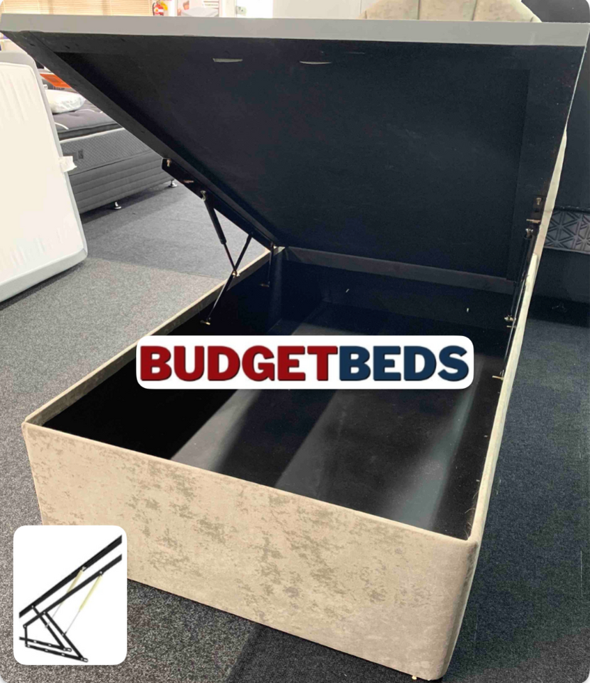 Gas Lift NZ Made Storage Bed - Single | Buy Best Price at Budget Beds