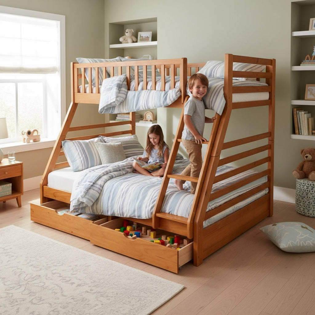 Bunk & Trundle Bed