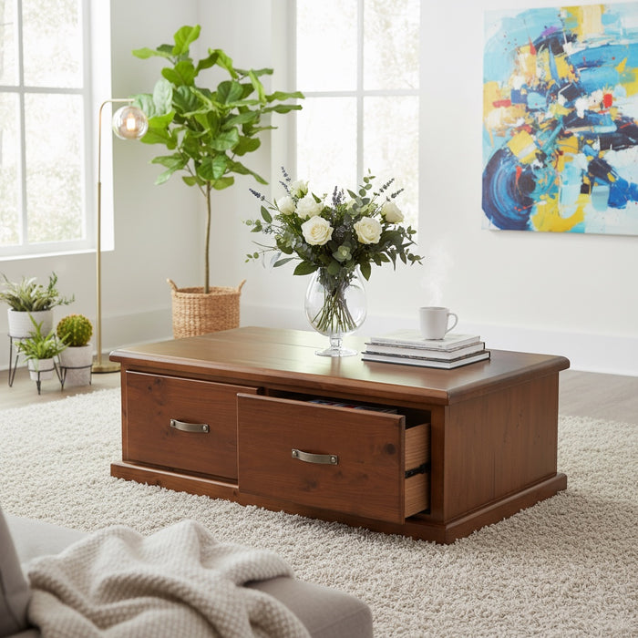 Coffee Table with Drawers - Felton