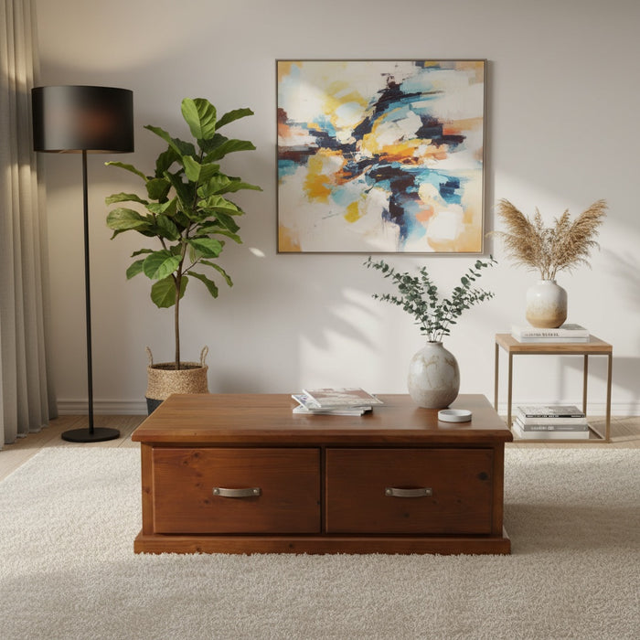 Coffee Table with Drawers - Felton