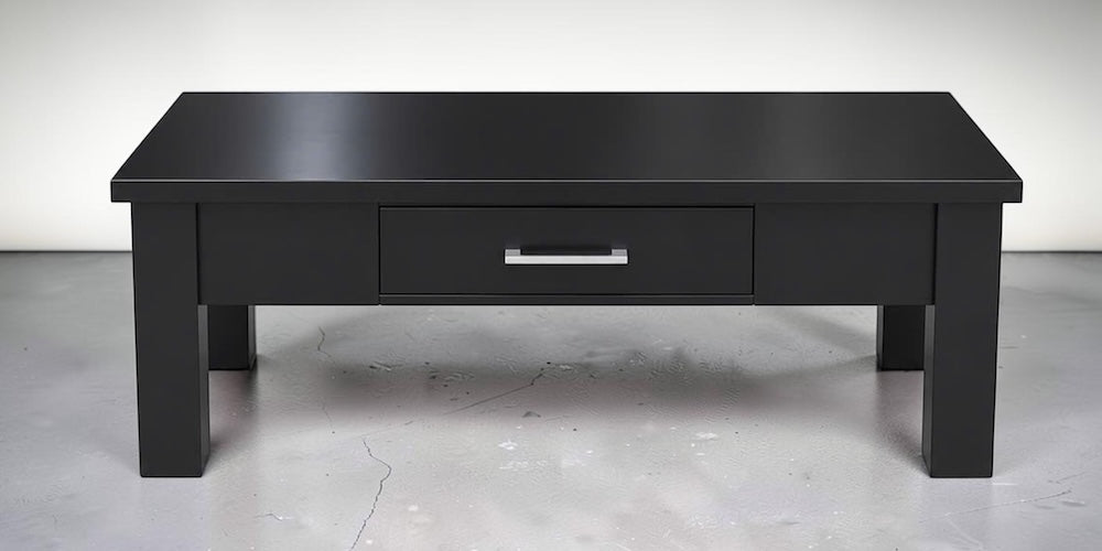 Wooden Coffee Table with Drawer