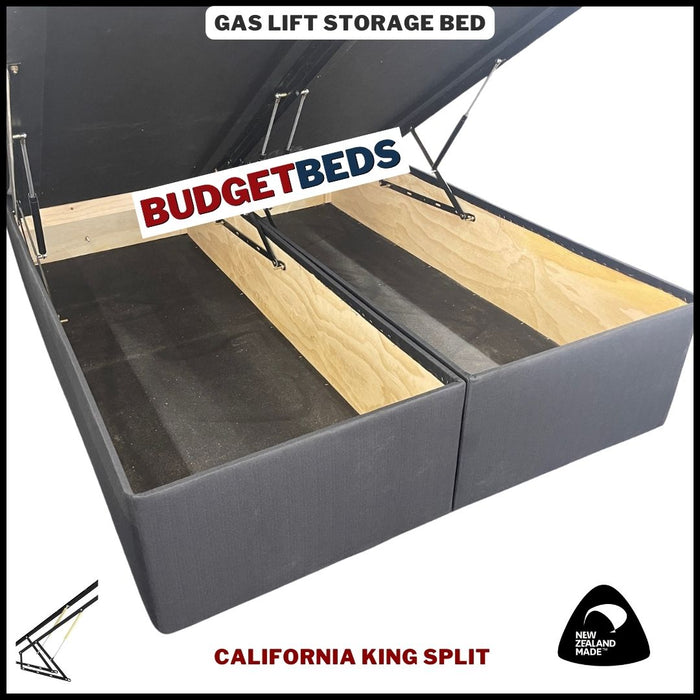 Gas Lift NZ Made Storage Bed - Cal King