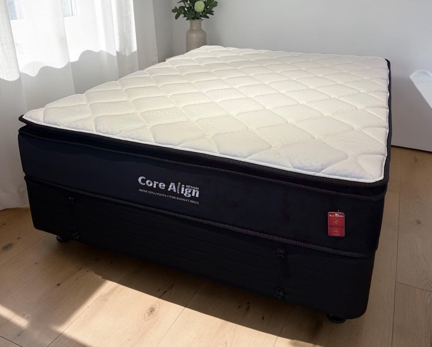 CoreAlign+ 5 Zone Pillow Top Pocket Spring (NZ Made) Premium Mattress