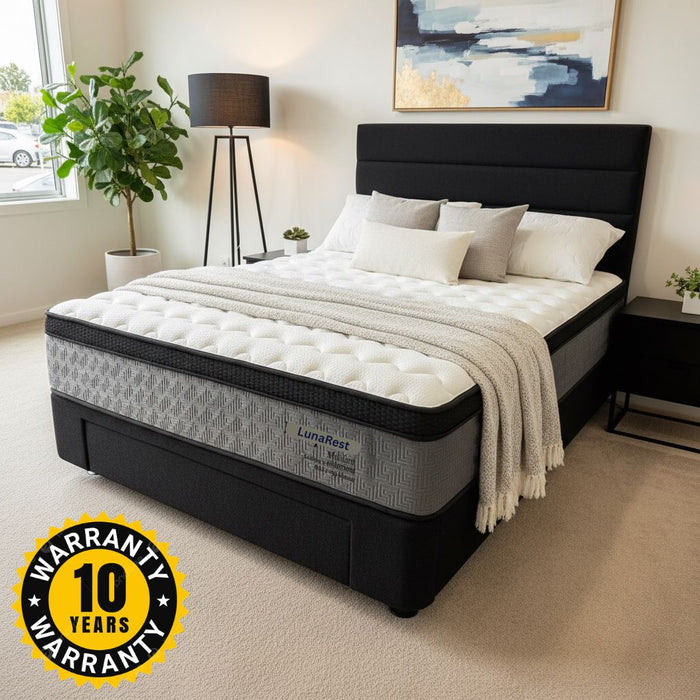 LunaRest NZ Made Luxurious Euro Top Mattress
