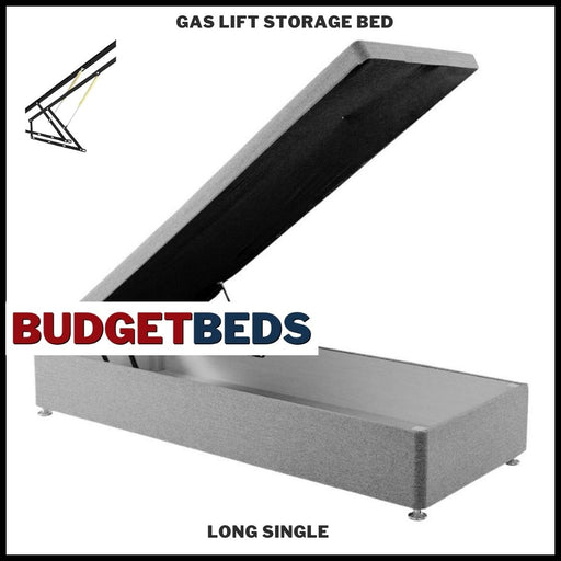 Long Single Storage Bed