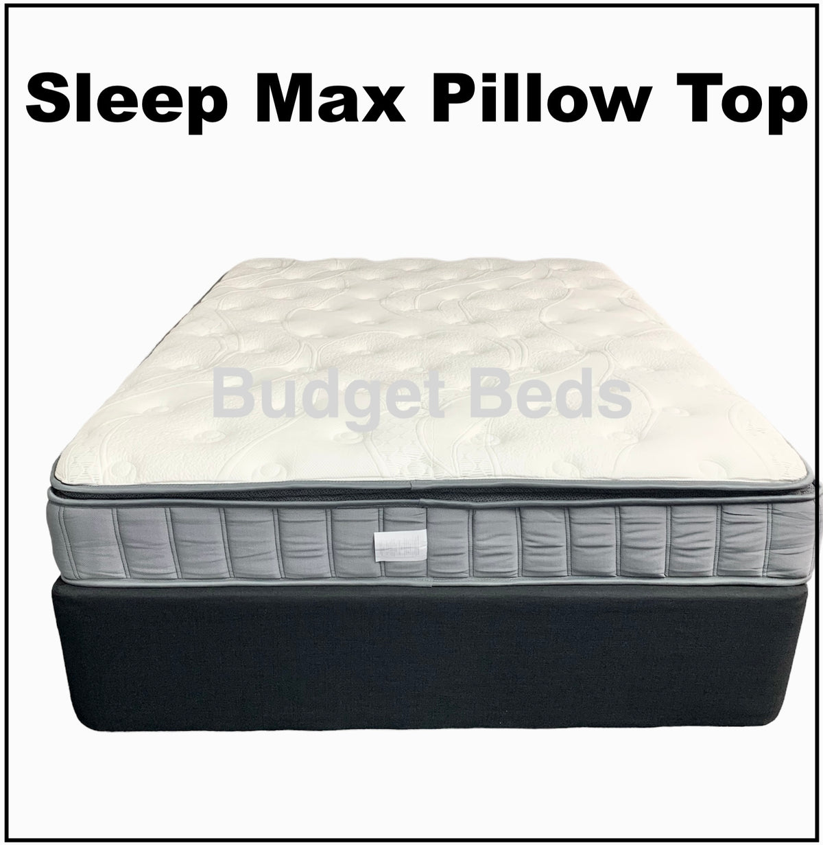 Sleep Max Pillow Top Bed Double freeshipping Budget Beds