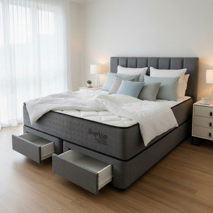 SleepAlign NZ Made Ultra Firm Premium Mattress & Base