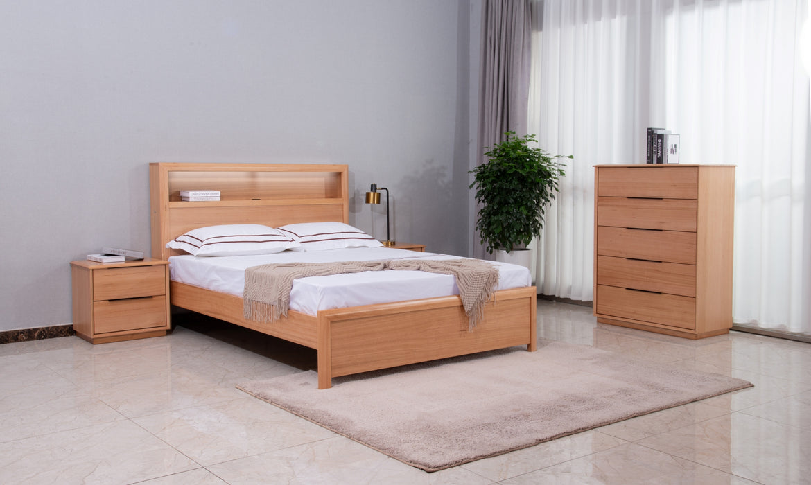 Montford Wooden Bedroom Suite - Queen