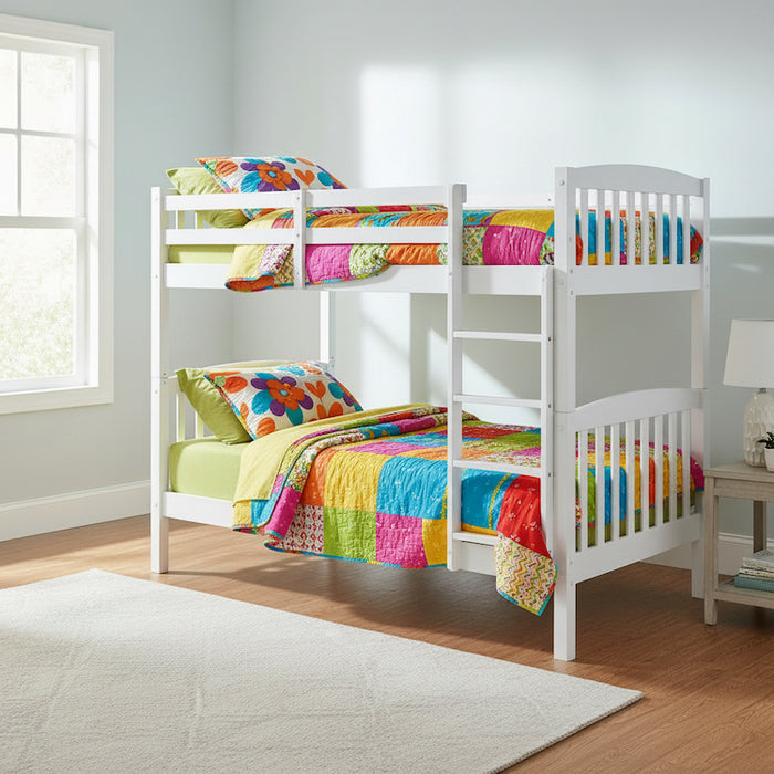 Space Saver Bunk Bed (Single+Single) - Budget Beds