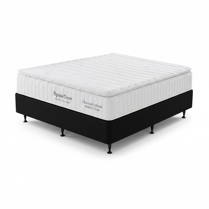 Spine Tune Premium Memory Foam Mattress with Base - Queen