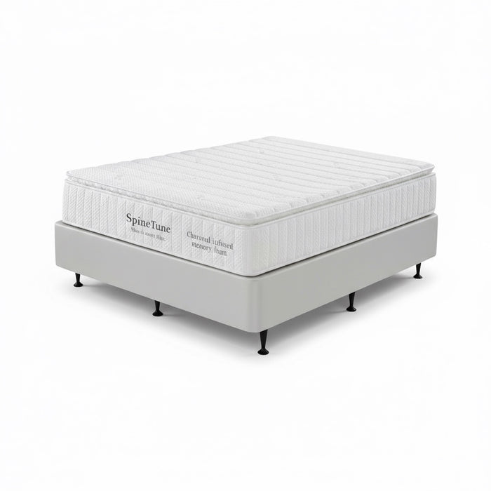 Spine Tune Premium Memory Foam Mattress with Base - Queen