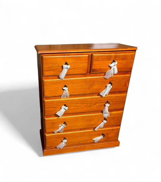 Tallboy with 8 drawers - Troy