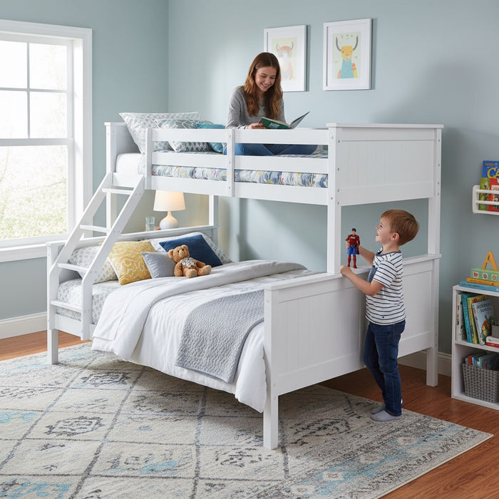 TwinTower Wooden Bunk Bed -