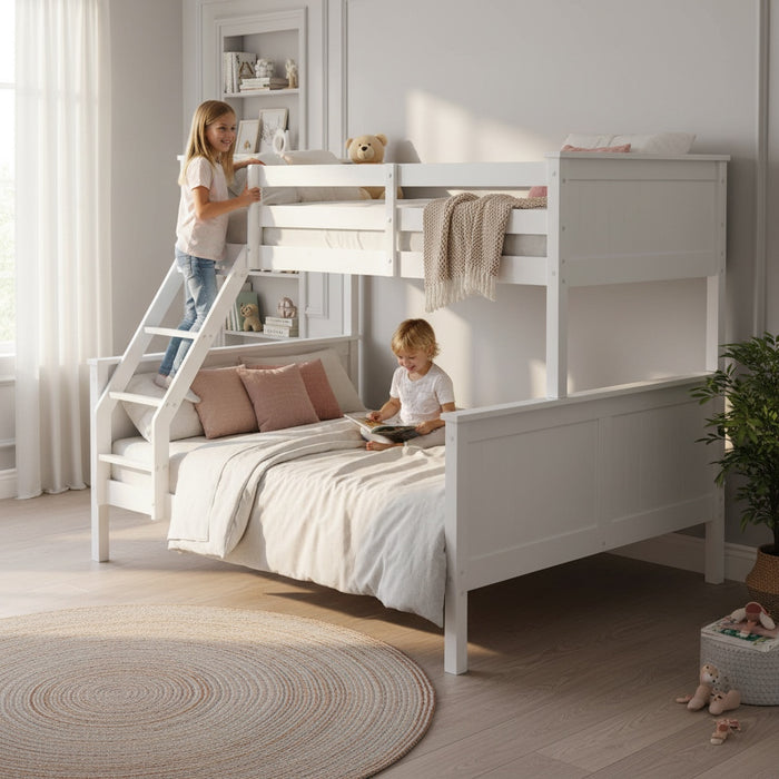 TwinTower Wooden Bunk Bed -