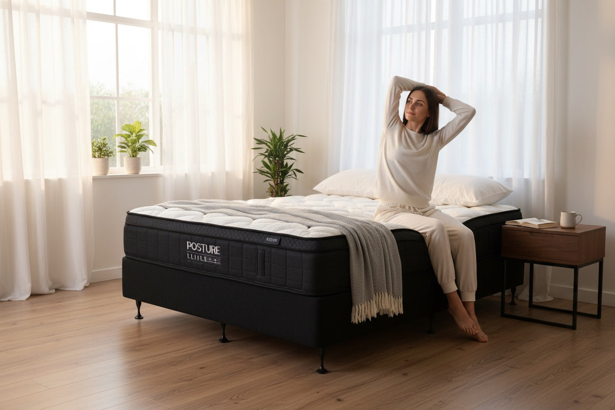 Posture Care Support (Medium) Mattress & Base Super King - Budget Beds