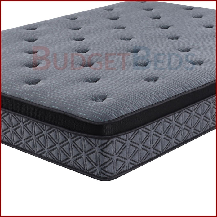 Lucid Euro Top Mattress and Bed Base Queen