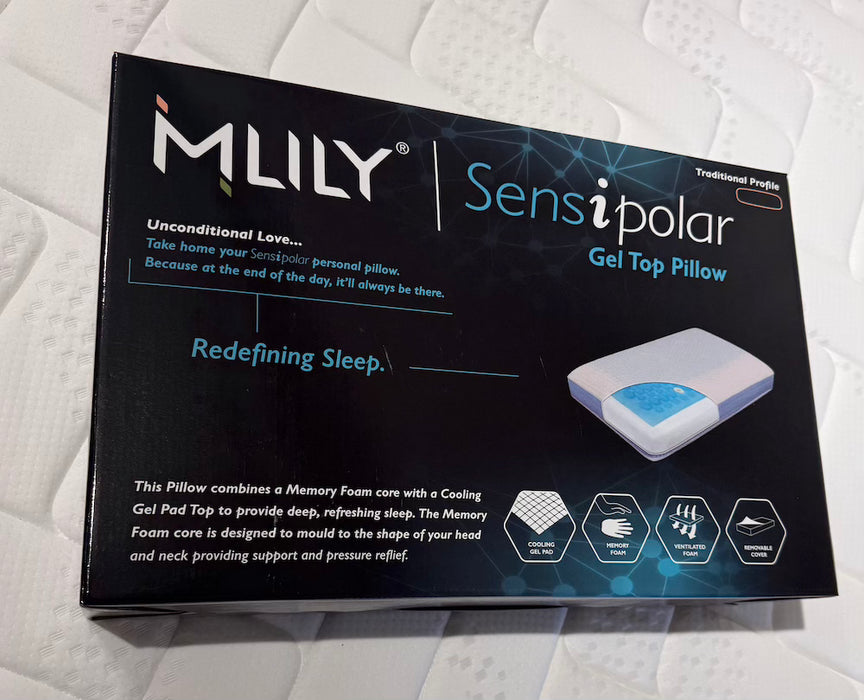 MLILY Sensipolar Gel Top - Traditional Pillow