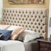 nz made headboard with tufted button