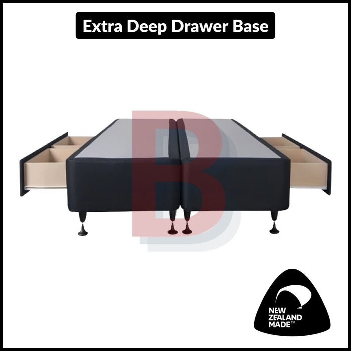 Deep Drawer Bed Base Size - King (NZ Made)