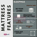 Sleepmax Essential Mattress - King Single freeshipping - Budget Beds