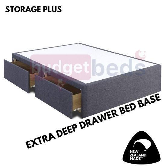 Extra Deep Drawer Bed Base King (NZ Made) freeshipping - Budget Beds