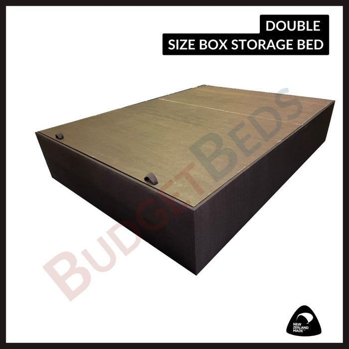 Storage Bed Base (Hinges) - Premium Quality NZ Made (Double)