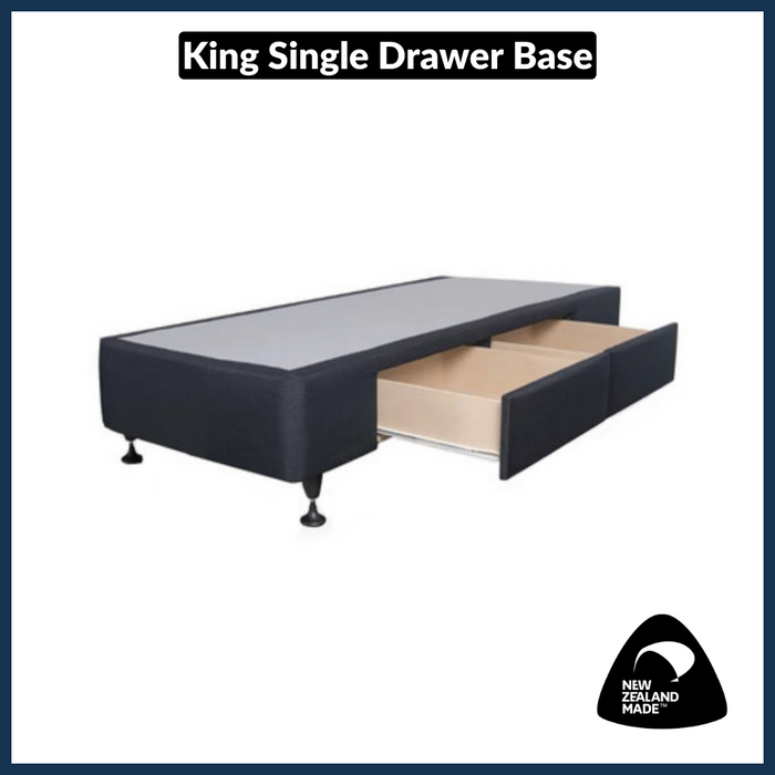 Drawer Bed Base Size - King Single (NZ MADE)