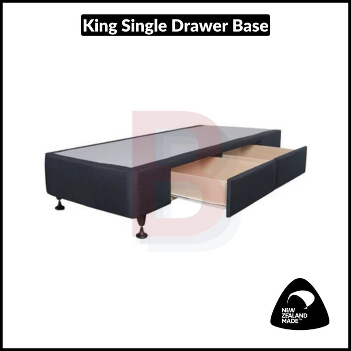 Drawer Bed Base Size - King Single (NZ MADE)