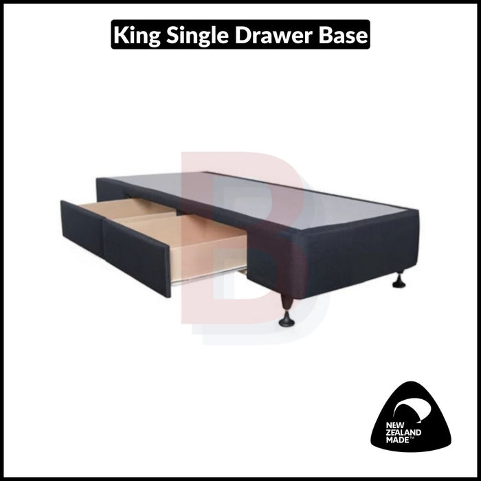 Drawer Bed Base Size - King Single (NZ MADE)