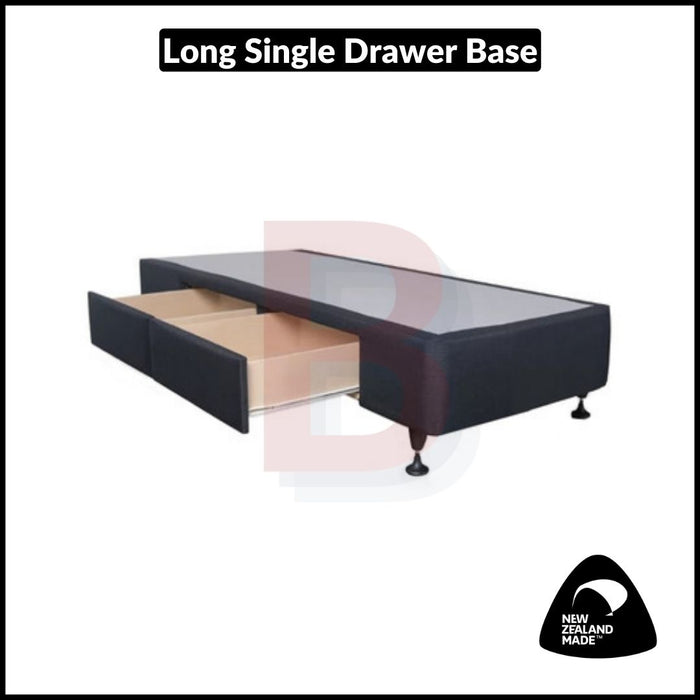 Drawer Bed Base Size - Long Single (NZ MADE)(Standard Drawer)