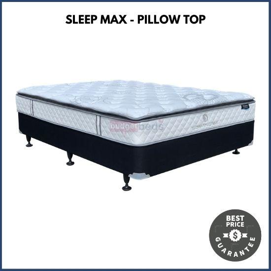 Sleep Max Pillow Top Bed - Double freeshipping - Budget Beds